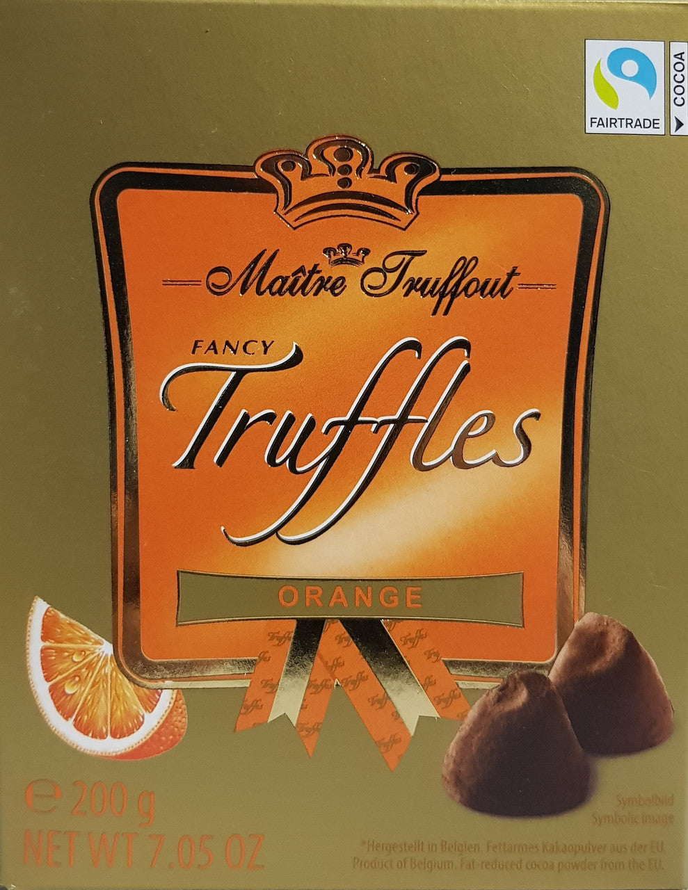 Maitre Truffout Orange Truffles, 200 g - Image 2