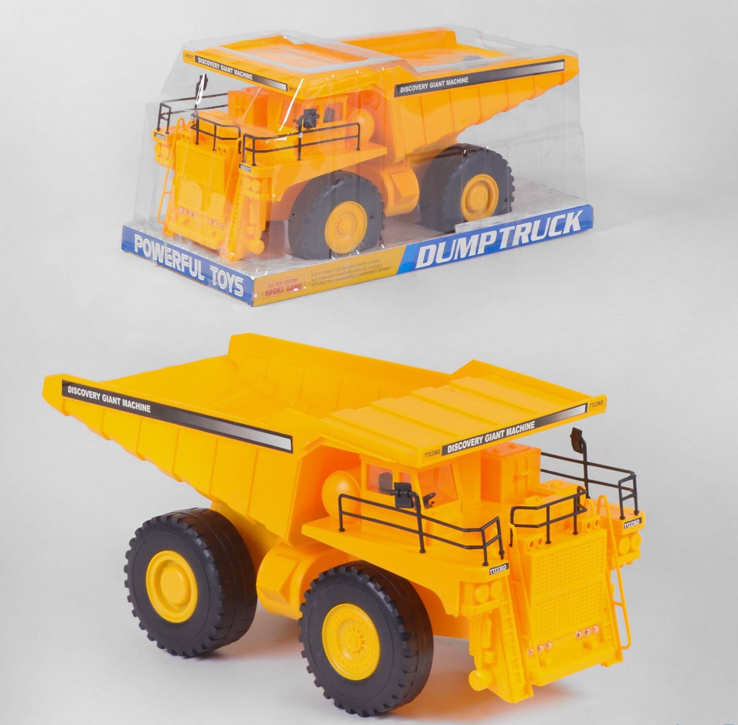 3377B Friction-Powered Mining Dump Truck Toy