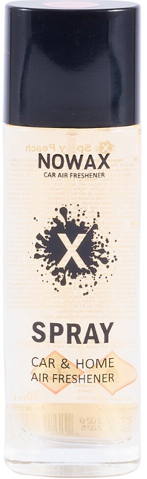 Nowax X Spray Peach Car Air Freshener, 50 mL