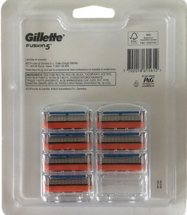 Gillette Fusion5 Razor Blade Refill Cartridges, 7 pcs (Price per 1 pc) - Image 2