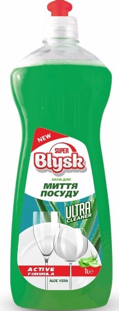 Super Blysk Aloe Vera Dishwashing Liquid, 1 L