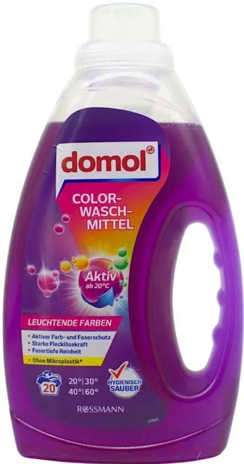 Domol Color Laundry Detergent Gel, 20 Loads, 1.1 L