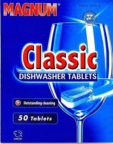Magnum Classic Dishwasher Tablets, 50 pcs (Price per 1 pc)