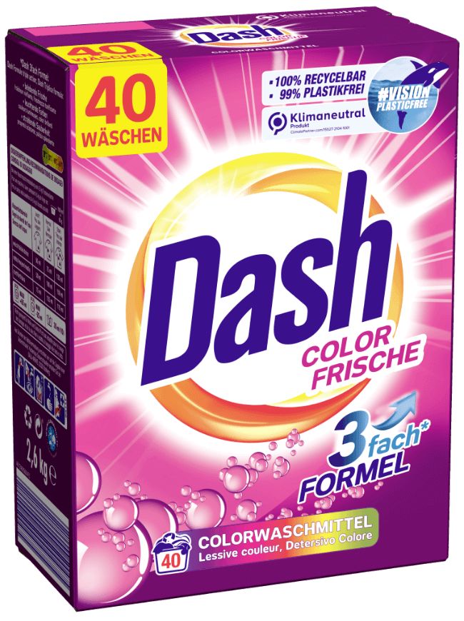 Dash Color Fresh Laundry Detergent Powder, 40 Loads, 2.6 kg - Image 2