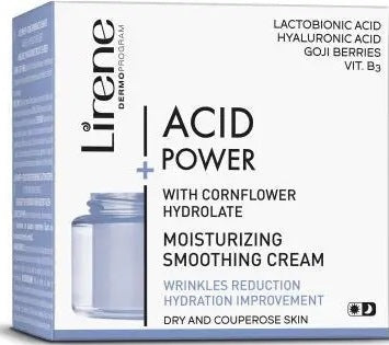 Lirene Acid Power Lactobionic Acid Face Cream, 50 mL