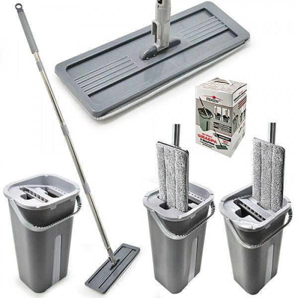 Stenson MH3554Y Mop & Bucket Set with Automatic Wringer