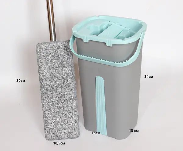 Stenson MH3554Y Mop & Bucket Set with Automatic Wringer - Image 3