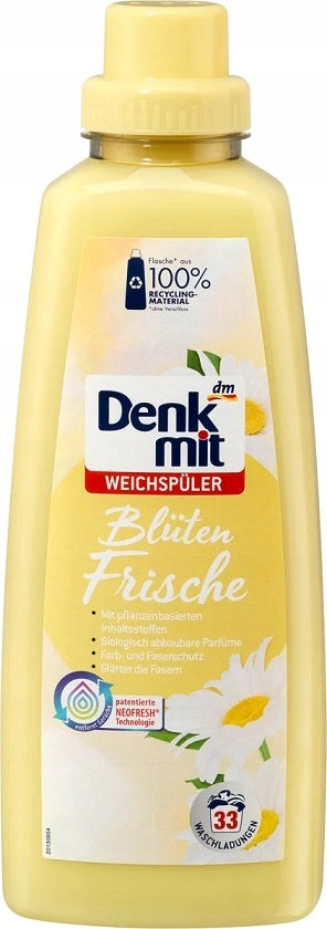 Denkmit Blossom Fresh Fabric Softener, 1 L
