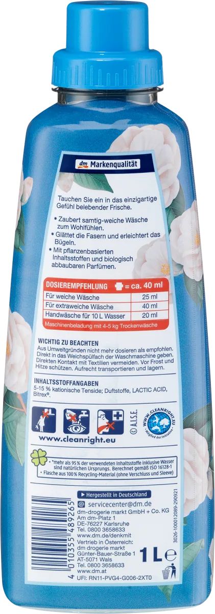 Denkmit Heavenly Fresh Fabric Softener, 1 L - Image 2