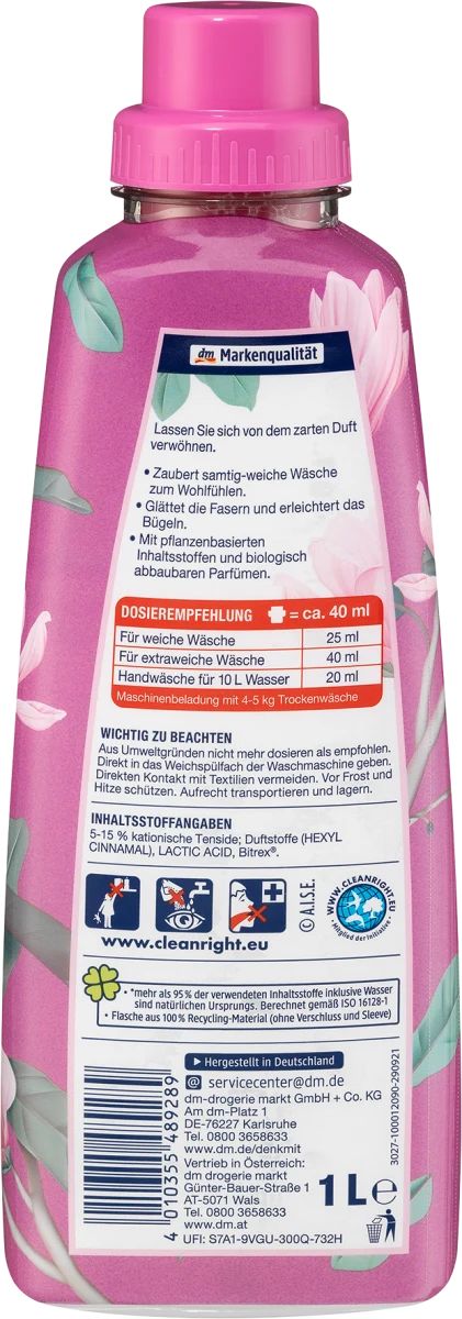 Denkmit Gentle Fresh Fabric Softener, 1 L - Image 2
