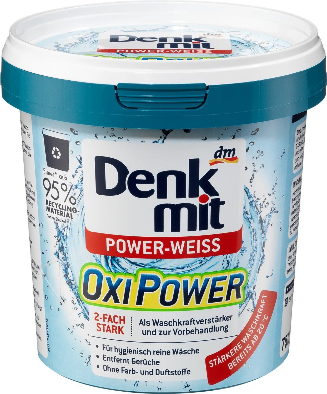 Denkmit Oxi Power Stain Remover & Bleach, 750 g