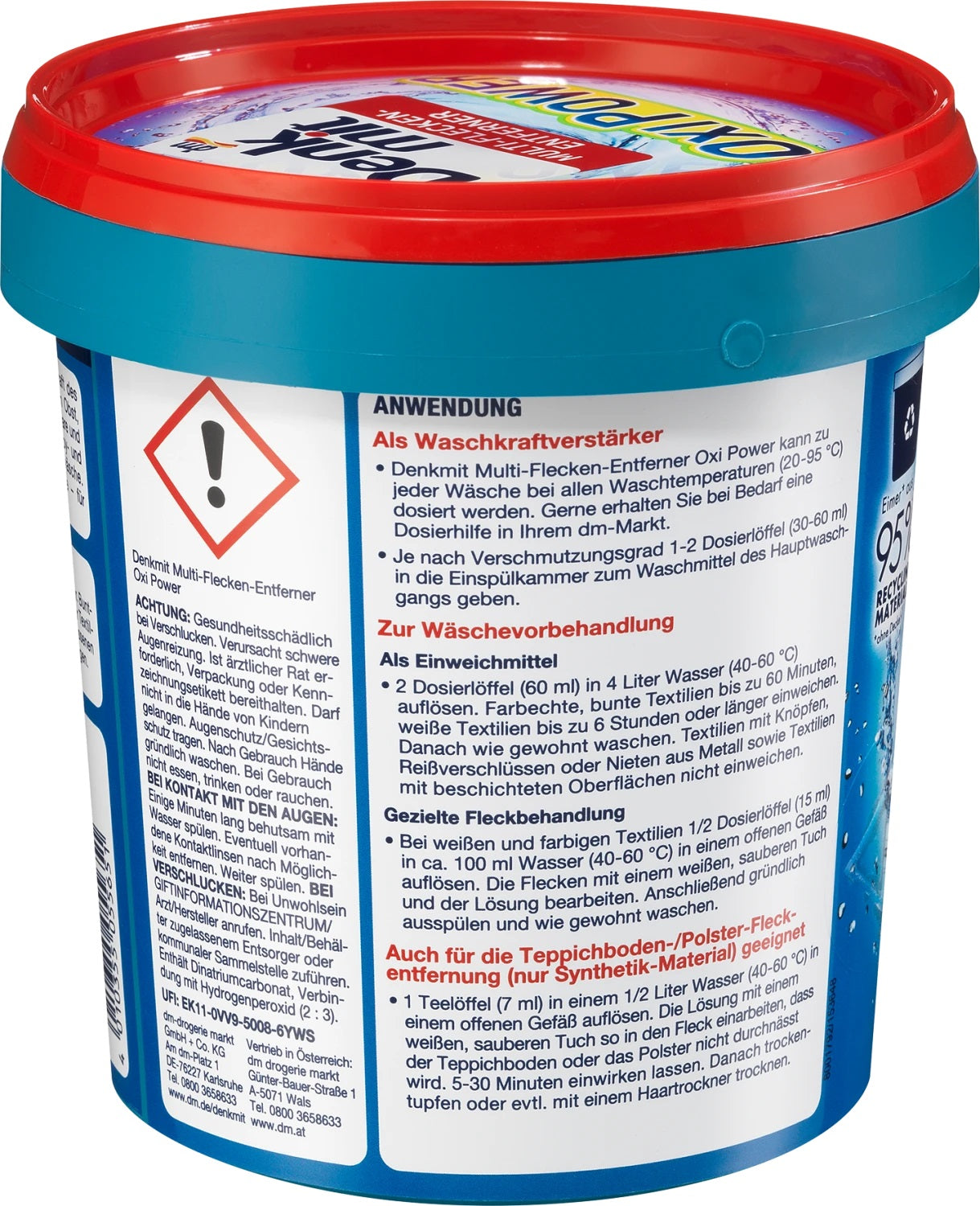 Denkmit Oxi Power Stain Remover, 750 g - Image 2