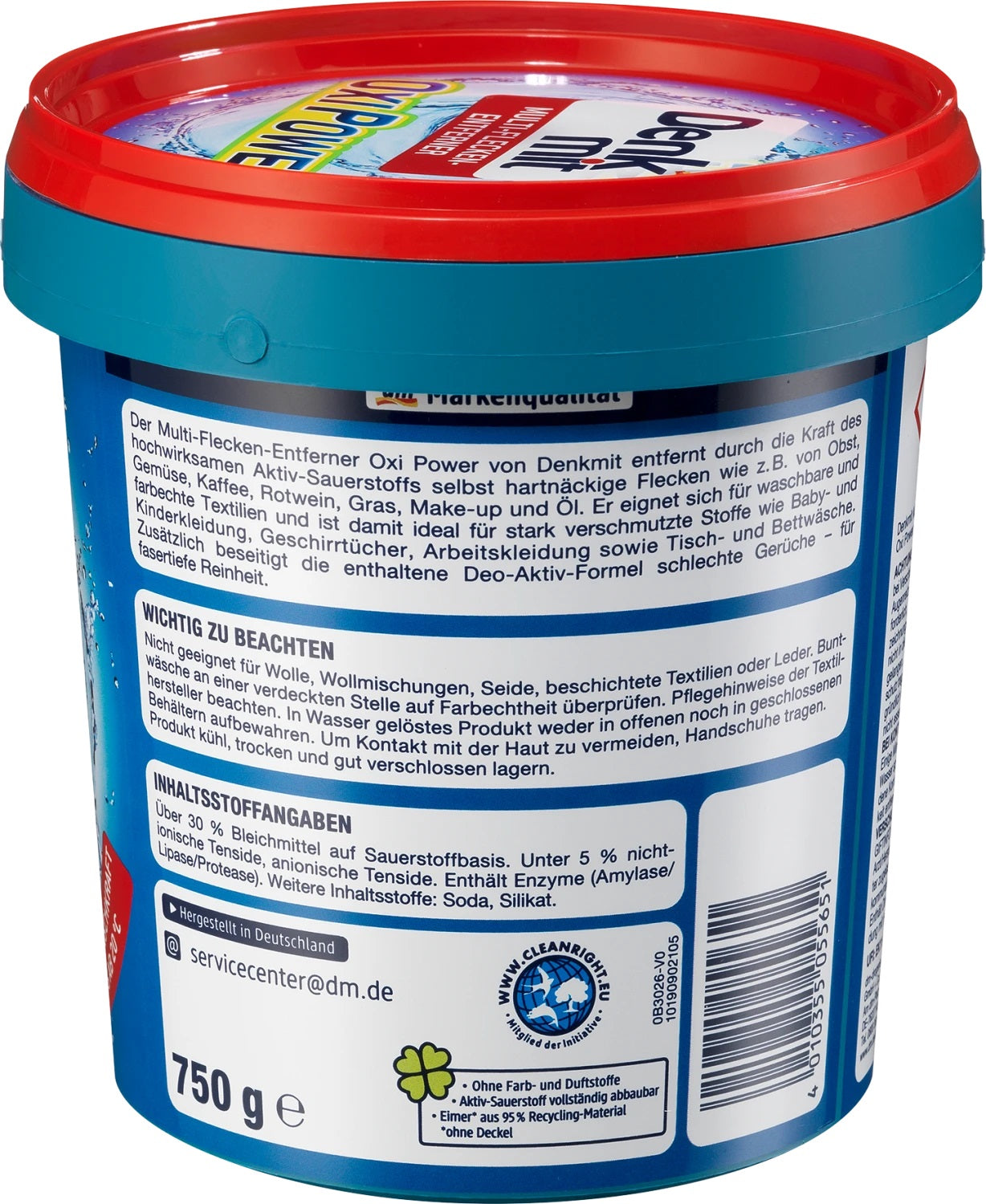 Denkmit Oxi Power Stain Remover, 750 g - Image 3