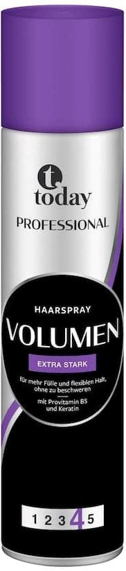 Today Professional Volume Hold 4 Hair Spray, 250 mL