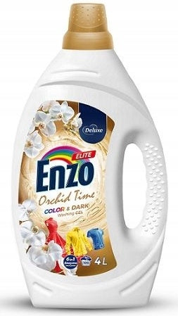 Deluxe Enzo Elite 6-in-1 Orchid Time Color & Dark Liquid Laundry Detergent, 100 Loads, 4 L