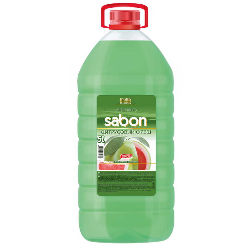 Armoni Sabon Citrus Fresh Liquid Hand Soap, 5 L