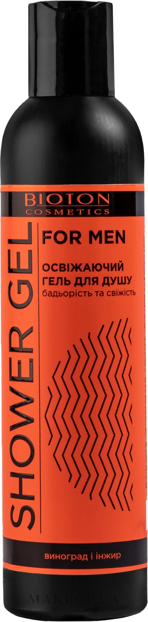 Bioton Cosmetics Refreshing Men's Shower Gel, 250 mL