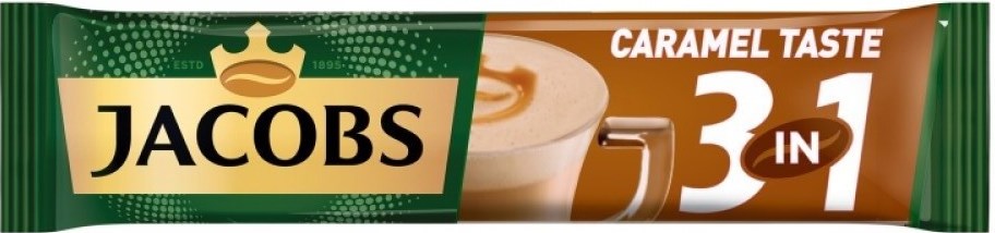 Jacobs 3-in-1 Caramel Taste Instant Coffee Stick, 16.9 g