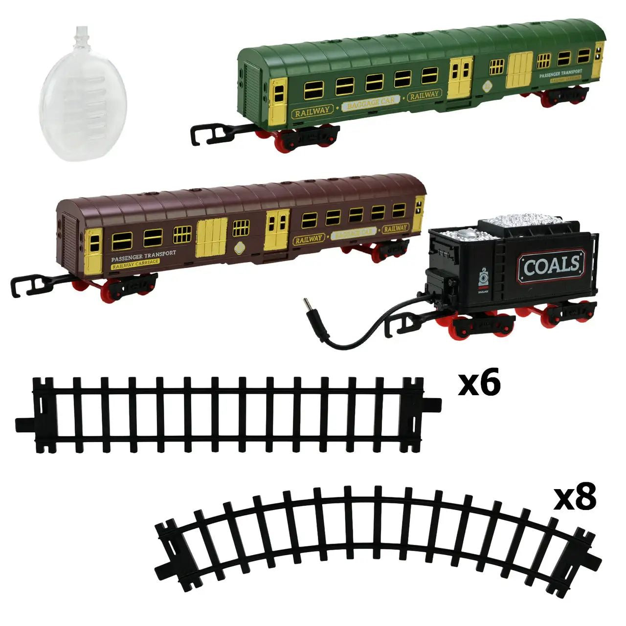 652-X23 Light, Sound, Steam, Track Toy Railway Set, 154 x 78 cm - Image 2