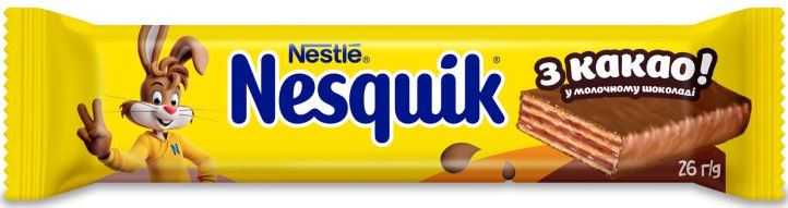 Nestle Nesquik Cocoa Wafer Bar, 26 g