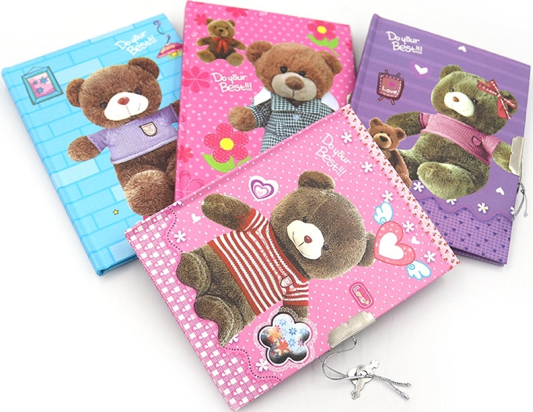 Josef Otten DSCN0478 A6 Kids' Notebook with Lock, Assorted