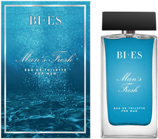 Bi-Es Man's Fresh Men's Eau de Toilette, 90 mL