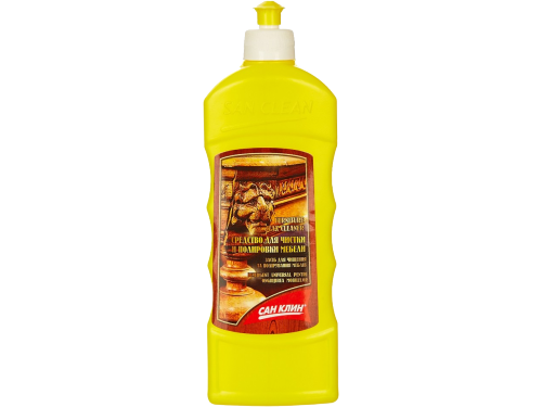 San Clean Furniture Wax Cleaner, 500 mL