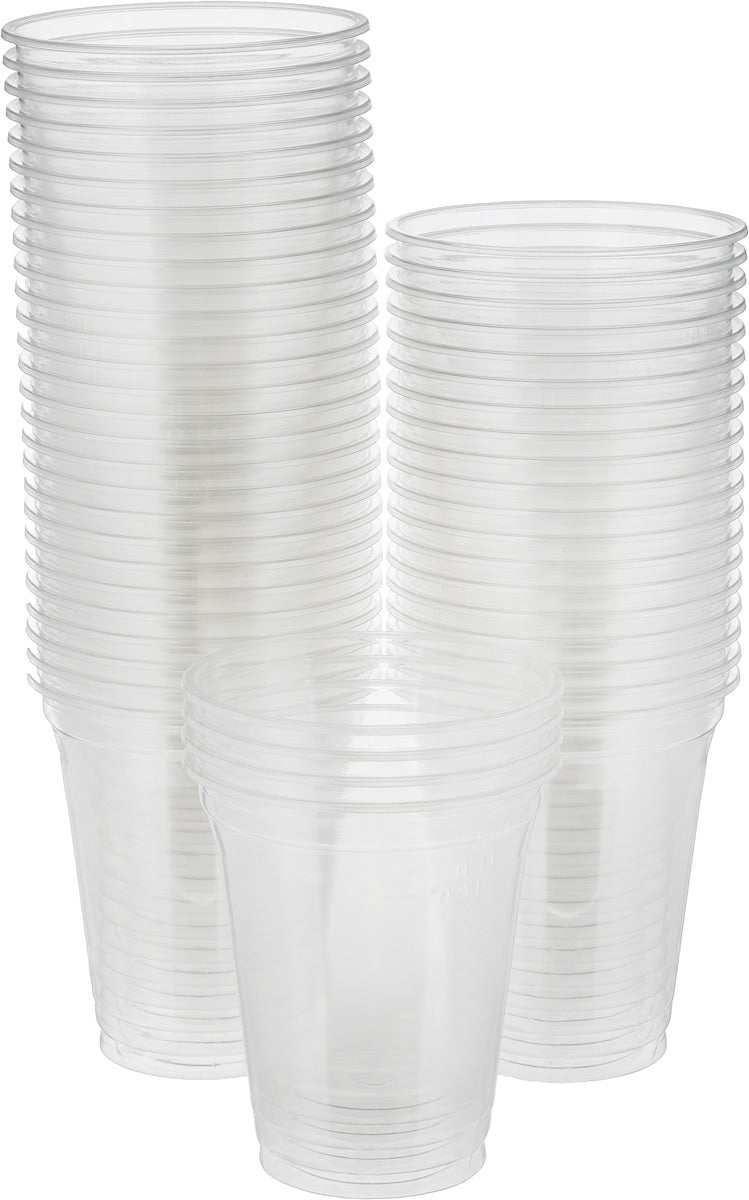 Disposable Plastic Cups, 480 mL, 50 pcs