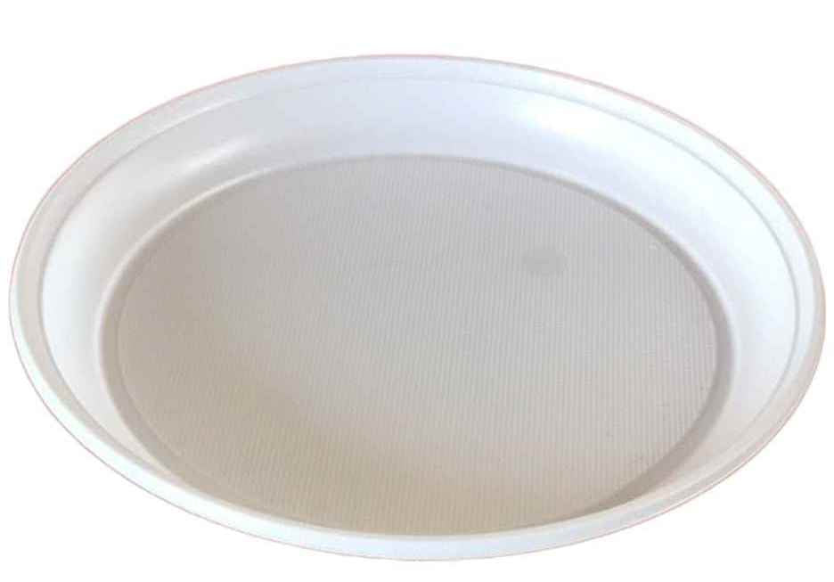 Andrex Disposable Plastic Dessert Plates D-205 mm, 100 pcs