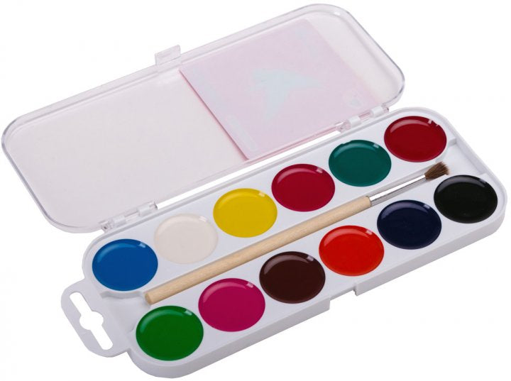 Gamma Fascination 200105 12 Colors with Brush Art Paints - Image 2