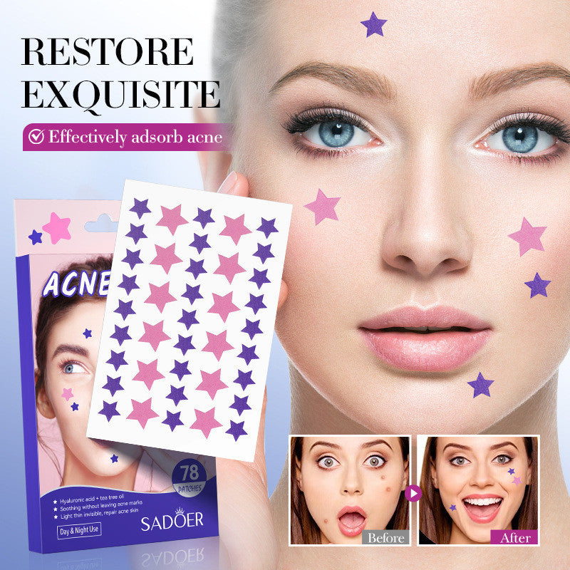 Sadoer Spot Acne Patches, 78 Pieces - Image 3