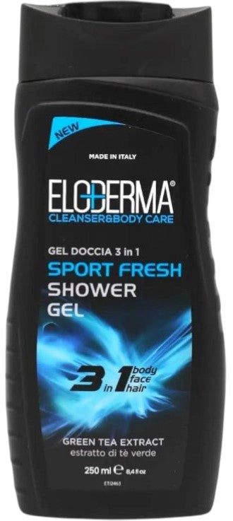 Eloderma Sport Fresh Men's 3-in-1 Shower Gel, 250 mL