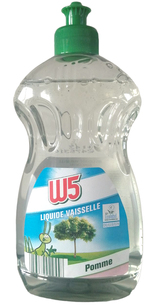 W5 Apple Dishwashing Liquid, 500 mL
