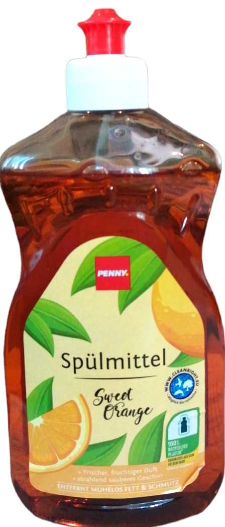 Penny Sweet Orange Dishwashing Liquid, 500 mL