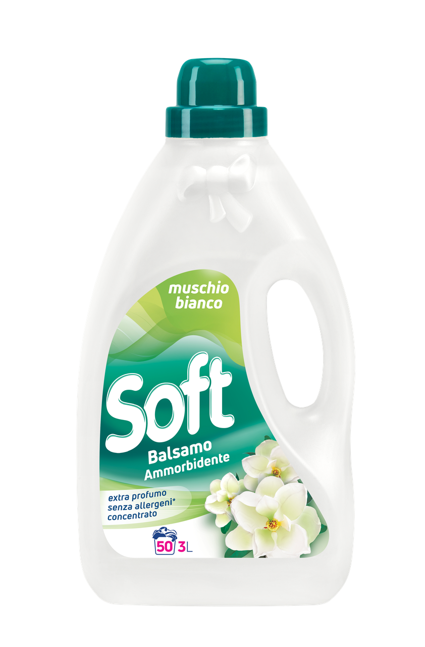 Soft White Musk Fabric Softener, 3 L