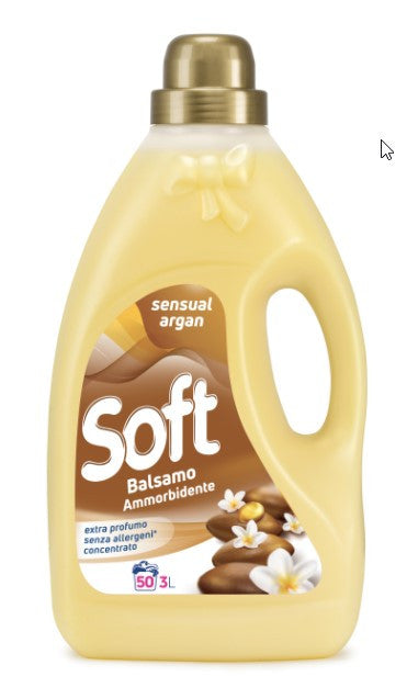 Soft Sensual Argan Fabric Softener, 3 L