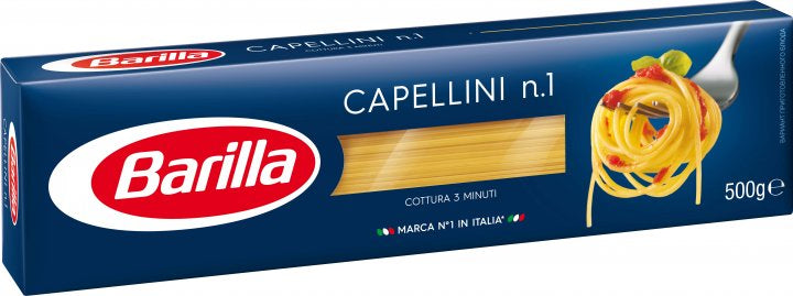 Barilla Capellini No. 1 Thin Spaghetti Pasta, 500 g - Image 2