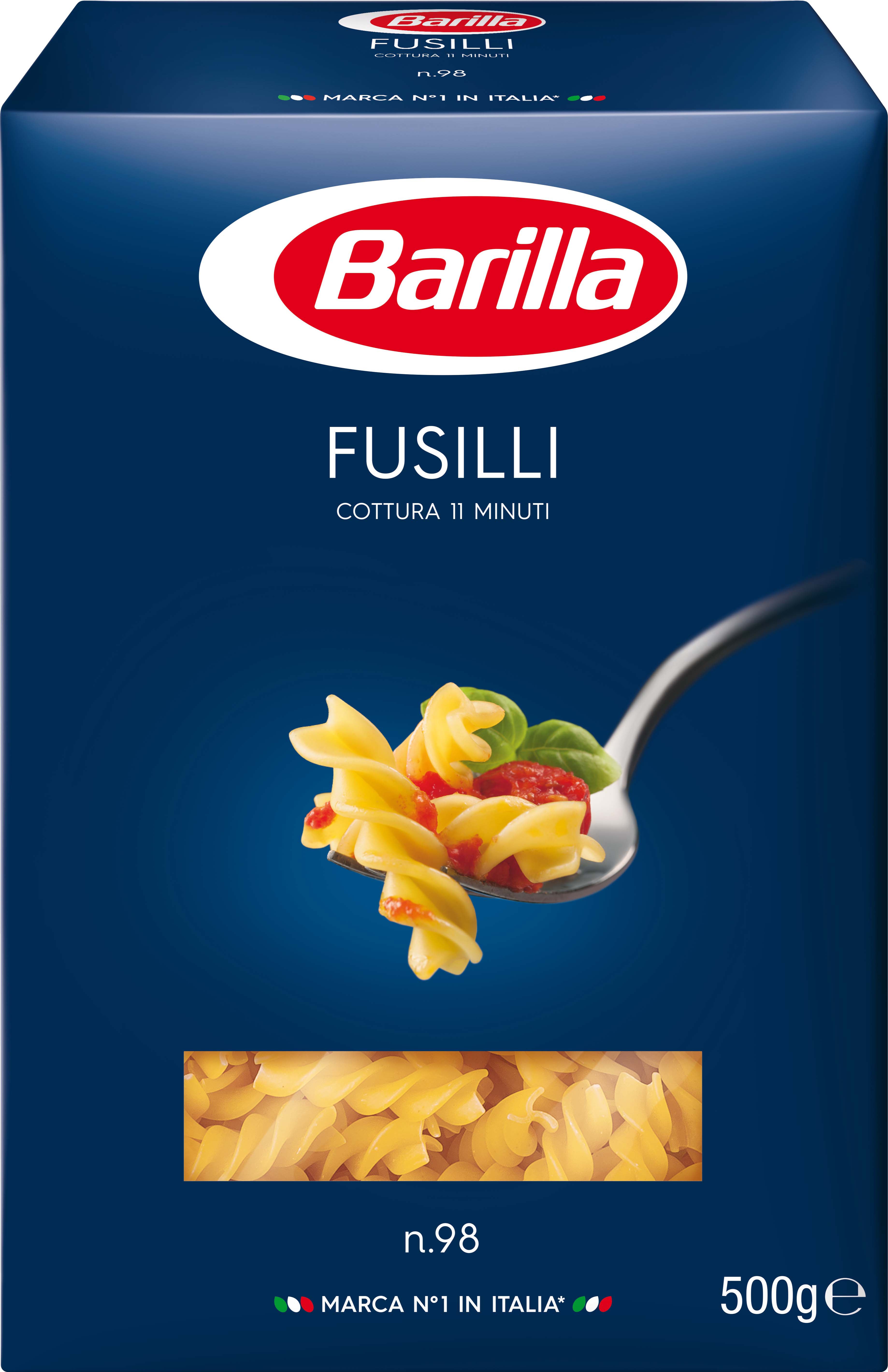 Barilla Fusilli No. 98 Pasta, 500 g