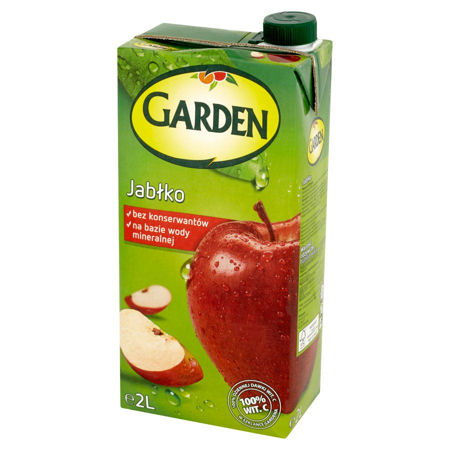 Fortuna Garden Apple Juice, Carton, 2 L