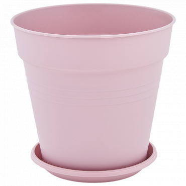 Aleana Gloria 114016 Flowerpot with Saucer, 14.5 x 14 cm, 1.6 L - Image 2