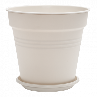 Aleana Gloria 114016 Flowerpot with Saucer, 14.5 x 14 cm, 1.6 L - Image 3