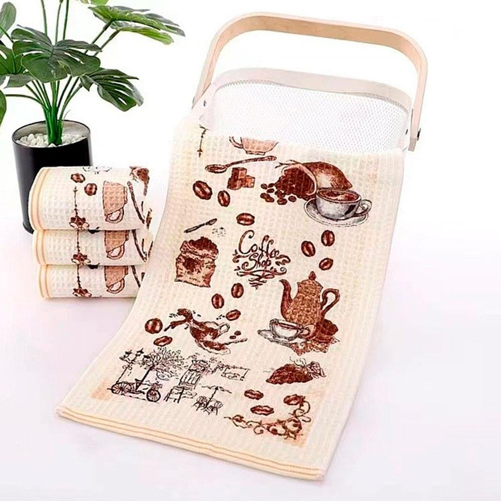 Koloco 653-163 Waffle Kitchen Towel, 25 x 50 cm