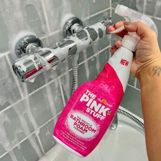 The Pink Stuff Bathroom Cleaning Foam Spray, 850 mL - Image 2