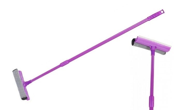 0006 Window Squeegee with Telescopic Handle, 25 cm, Length 77-129 cm