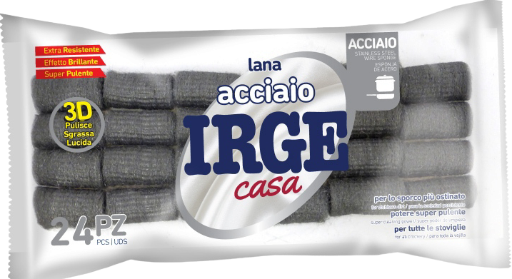 Irge Metal Scouring Pads, 24 pcs