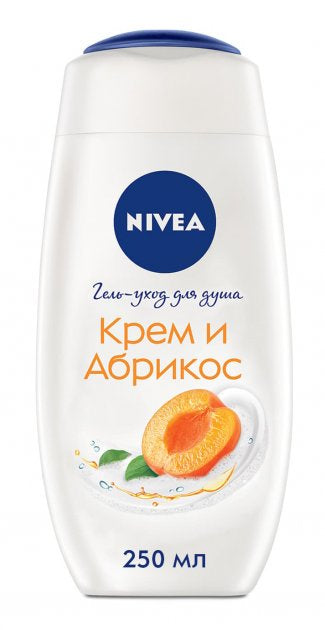Nivea Cream & Apricot Shower Gel, 250 mL