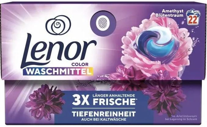 Lenor Color Amethyst Blossom Dream Laundry Detergent Pods, 22 pcs (Price per 1 pc)