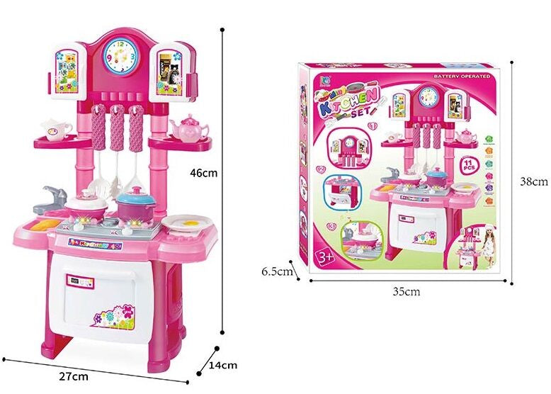 3584-1 Battery-Operated Play Kitchen, 32 pcs
