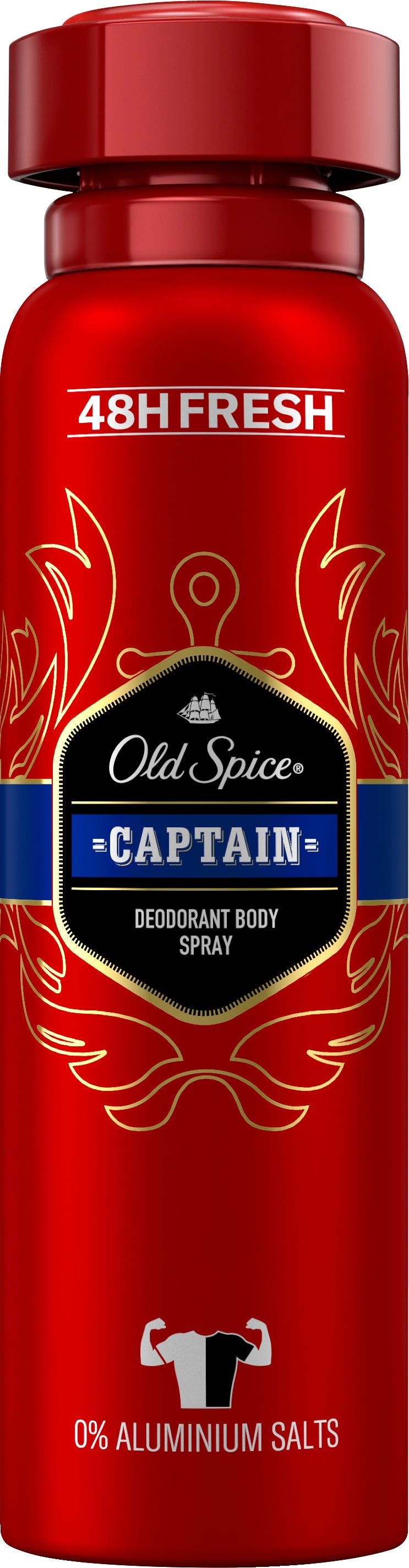 Old Spice Captain Men's Deodorant Spray, 150 mL