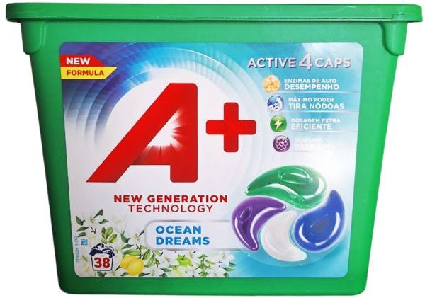 A+ 4-in-1 Ocean Dreams Laundry Detergent Pods, 38 pcs (Price per 1 pc)